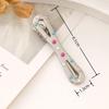 6cm Colored Polka Dot Metal Hair Clip, Side/Duckbill/Straight Clip, Cloud-Style Bangs Clip, Handmade Hair Accessory