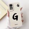 For Xiaomi Redmi Note 11S 4G Case Lovely Letters Soft Silicone Shockproof Phone Cover For Redmi Note 11 Pro Plus Note11 4G Funda