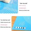 Food-Grade Thickened Silicone Kneading and Baking Mat