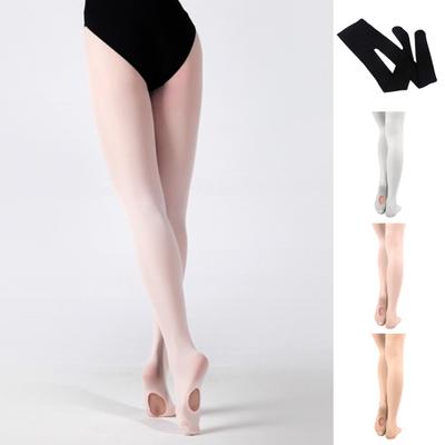 Nylonsocken-Tanzstrumpfhose mit Fußballett für erwachsene Kinder