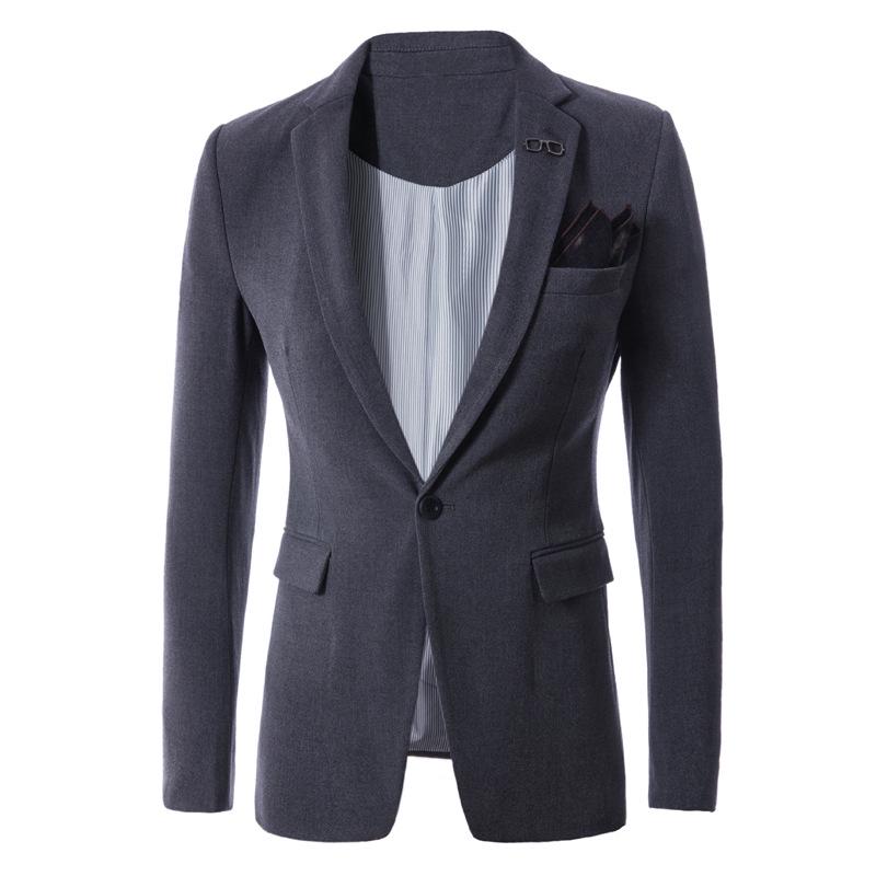 Korean Style Men's Slim Fit Formal Three-Piece Suit
