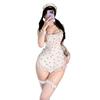 Night cat lingerie sexy naked back lace hip apron maid suit uniform pure desire free temptation nightdress