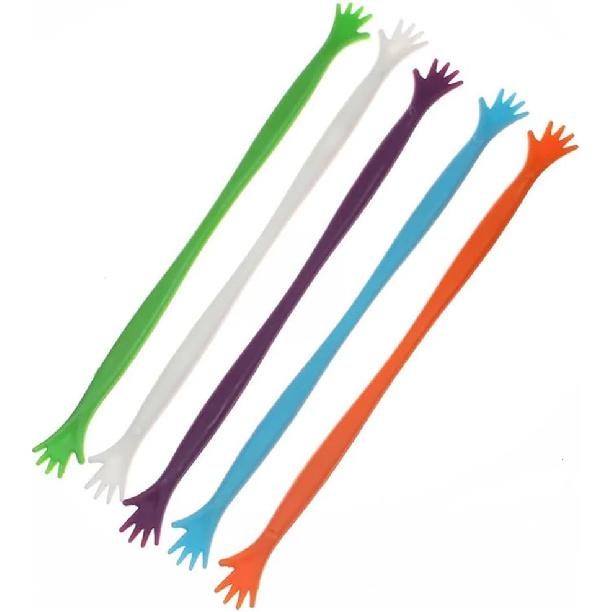 10pcs Creative Hand Milk Stirring Stick Juice Stirring Stick Drink Stirrers Cocktail Stirrers Bar Supplies Beverage Stir Sticks Beverages Drinks