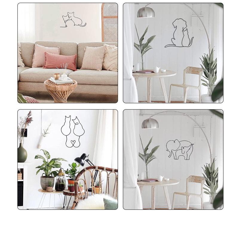 Hot-Selling Metal Animal Wall Art: Iron Craft Decor for Home