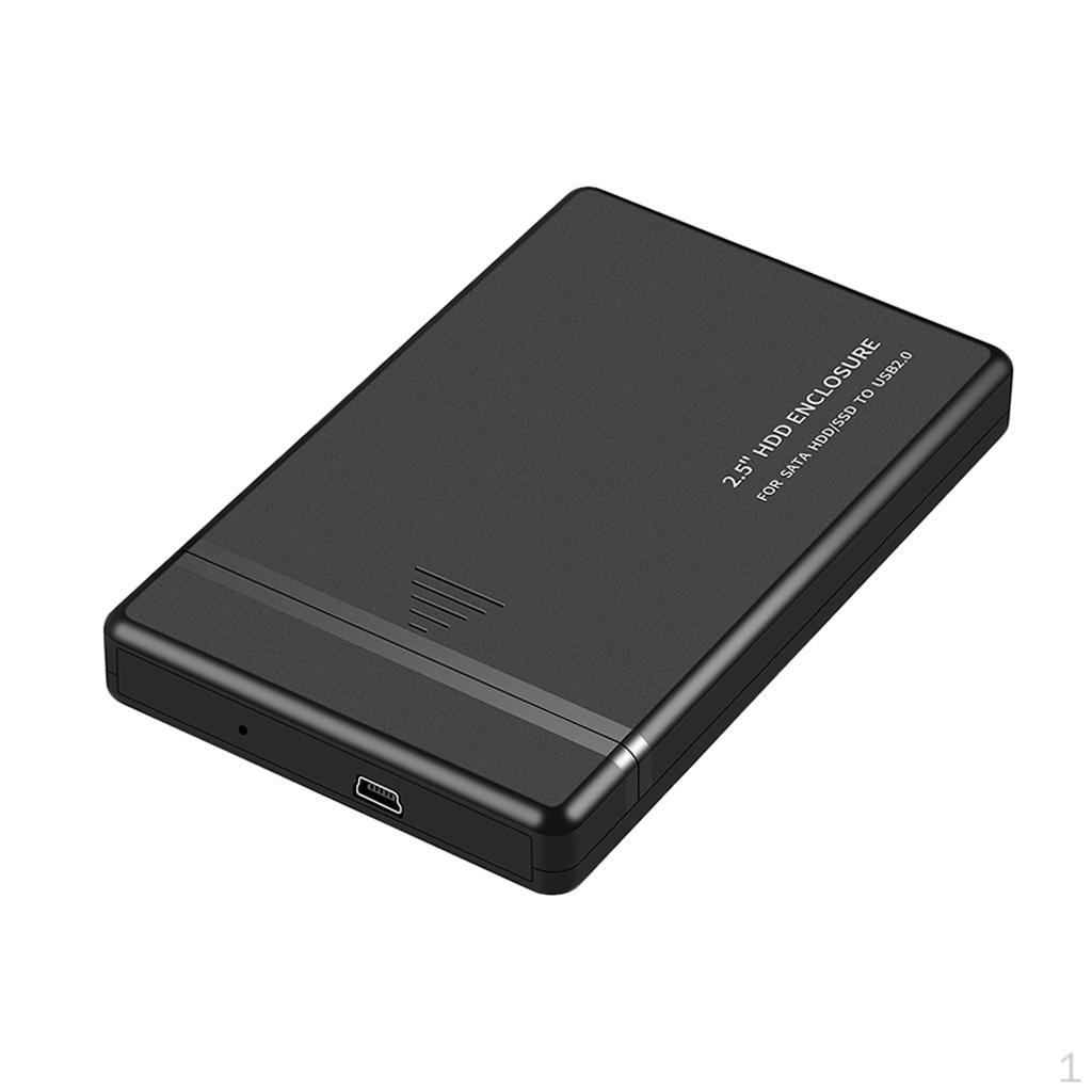 2.5 inch External Box to HDD Case USB Support 3TB with Cable for Laptop PC Computers