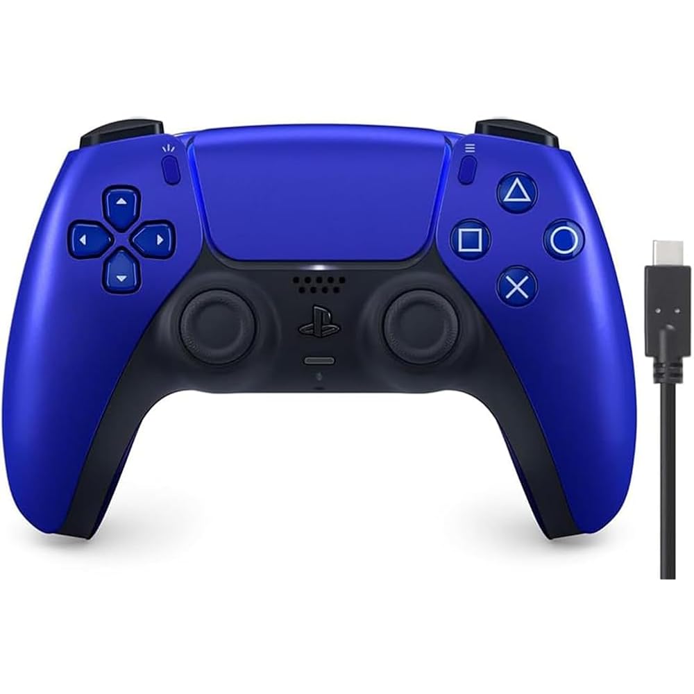 [Genuine] DualSense Wireless Controller Cobalt Blue (CFI-ZCT1J09) [Amazon.co.jp Bonus] PS5 Contro...