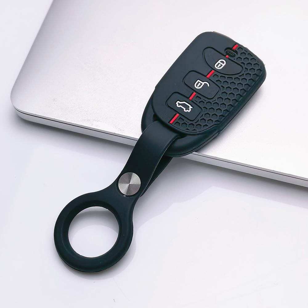 Key Fob Cover for Hyundai Elantra Tucson Models Santa Fe ix35 Protect Your with Keychain Anti-Scratch Surface Shockproof Structure