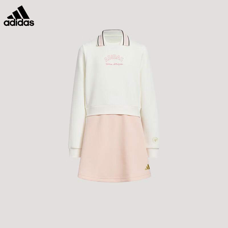 Adidas Big Kids  JG KN DRESS Casual T-Shirt Dress 140