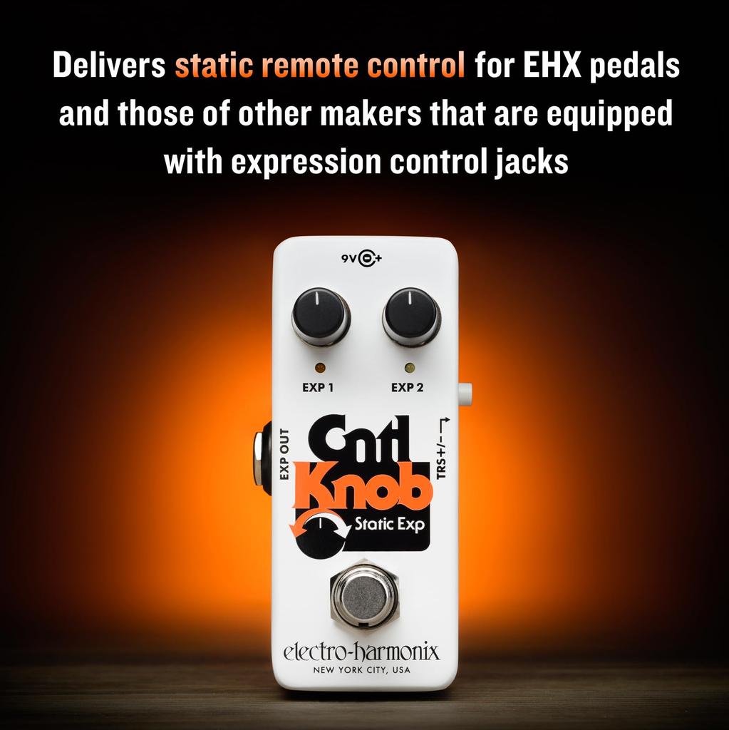 ELECTRO-HARMONIX Cntl Knob Static Expression Pedal Expression Pedal Effector