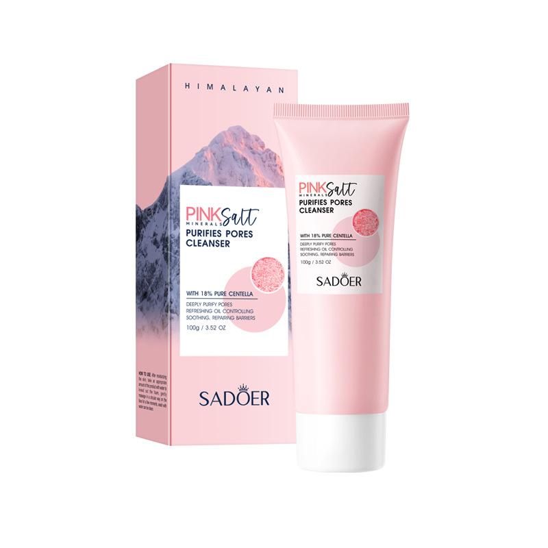 Himalayan Powder Salt Cleanser SADOER Pore Cleanser facial cleanser 100G
