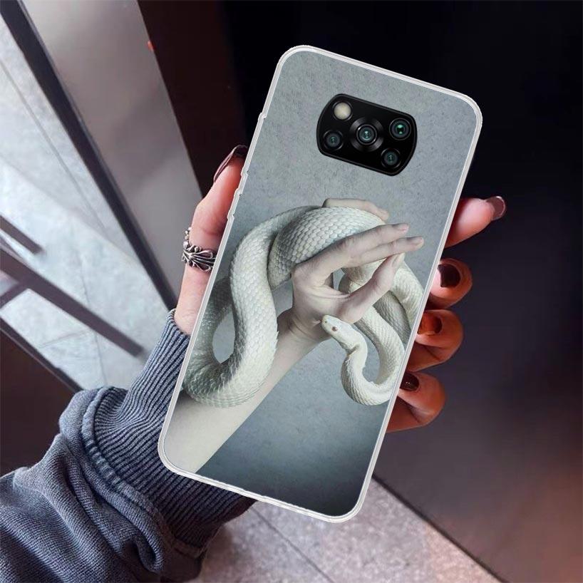 

Animal Leather Snake Scales Phone Case For Xiaomi Poco X5 X6 X7 Pro F7 Ultra M7 Redmi 15C 15 13C 13 12C 12 10 10C 10A 9 9C 9T 9A Redmi 12C