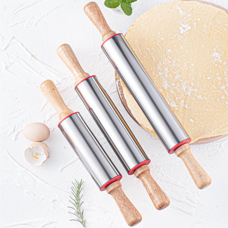 1PC,High-quality Food-grade Essential Kitchen Baking Tool Rolling Pin for Pie, Cake Skin, Biscuit, Pastry Dough