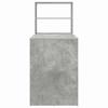 Concrete Grey Desk 113 X 54 X 120 Cm Particleboard