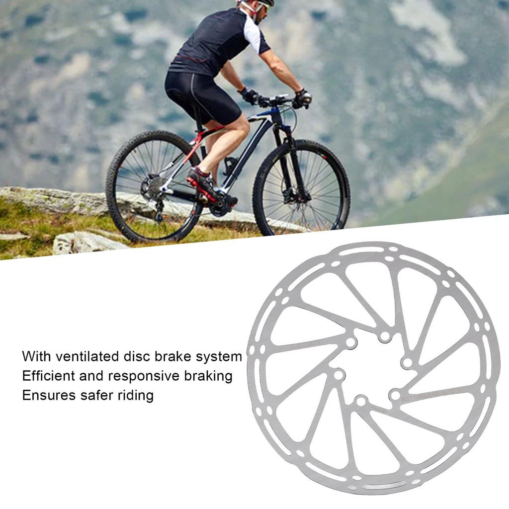 Fahrrad Bremsscheibe Edelstahl Leicht Rostfrei Hohl Fahrrad Bremsscheibe mit 7 Schrauben 160mm