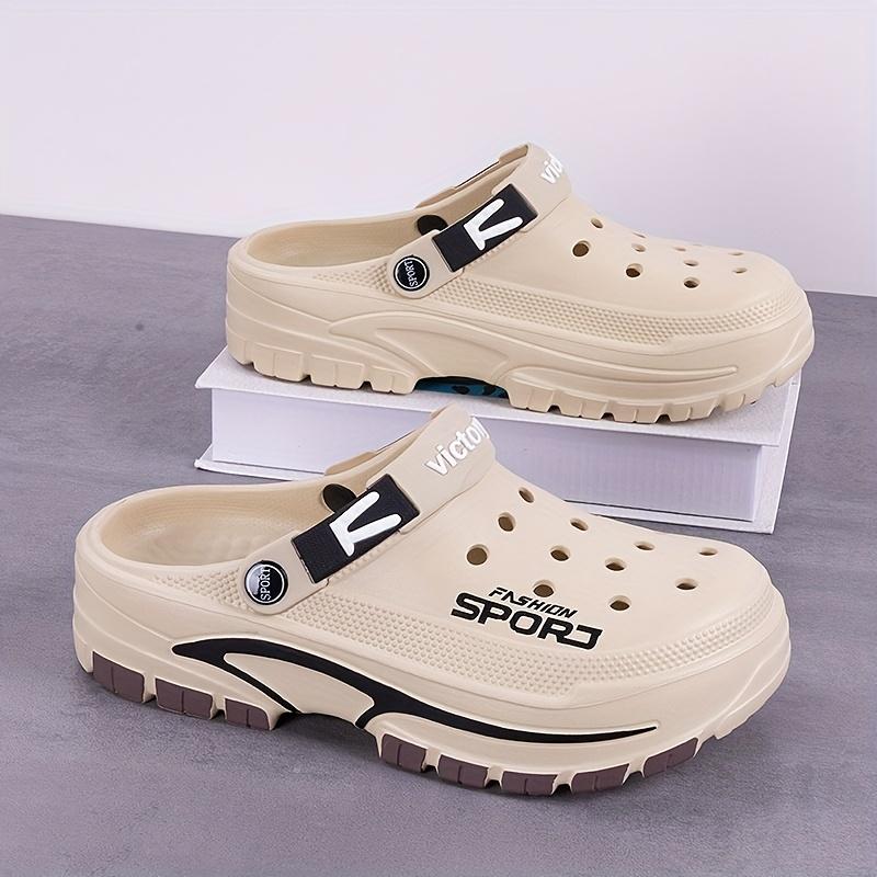 Bequeme atmungsaktive Herren-Plateau-Clogs - EVA-Sandalen für den Innen- und Außenbereich - Lässige Sommerschuhe
