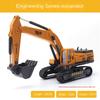 1:55 Simulation Engineering Vehicle Toy Excavator Demolition Machine Grab Stone Machine Grab Wood Crane Model Car Toys
