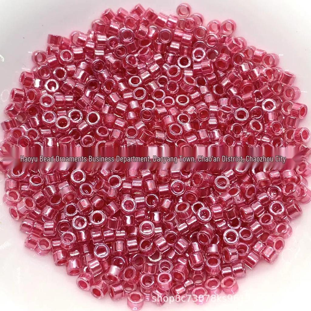 2.5mm Transparent Pearlescent Glass Seed Beads for Jewelry Making
