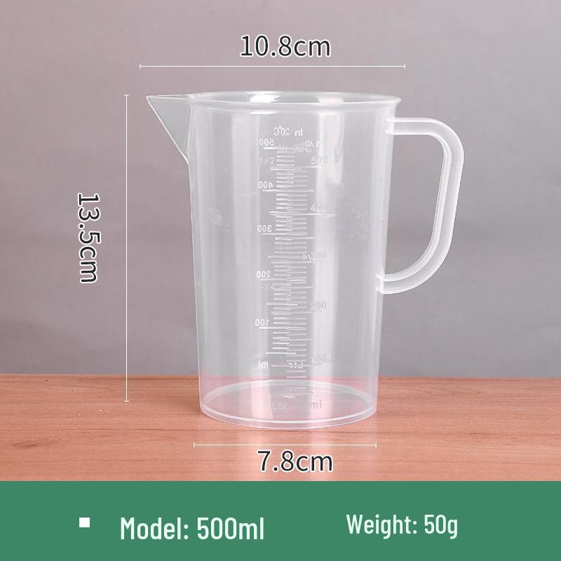 Large-Capacity Food-Grade Measuring Cup with Scale - High Transparency for Milk Tea Shop
