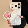 American Star Is Suitable for Apple 17promax Mobile Phone Case IPhone16 Love Magnetic Bracket 14 Transparent 13 Soft Shell
