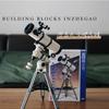 Creative Technology Astronomical Telescope Building Block Aerospace Educational Assemble Bricks Toy Desk Decor Kids Gift