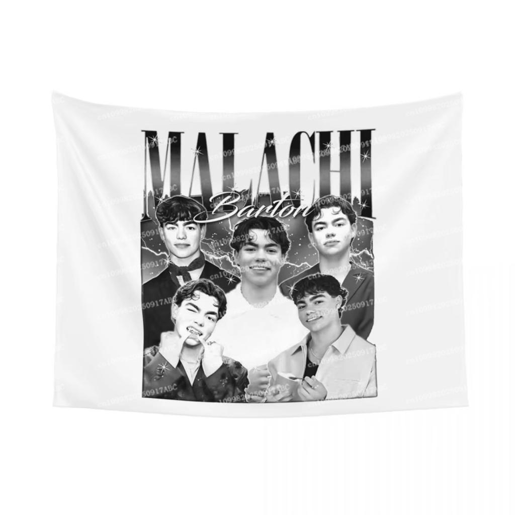 Malachi Barton Acteur Wandkleed Bohemien Polyester Wanddecoratie Kamer Wandkleed Decor Gordijn Hekserij Wandkleed Huis Wandkleed
