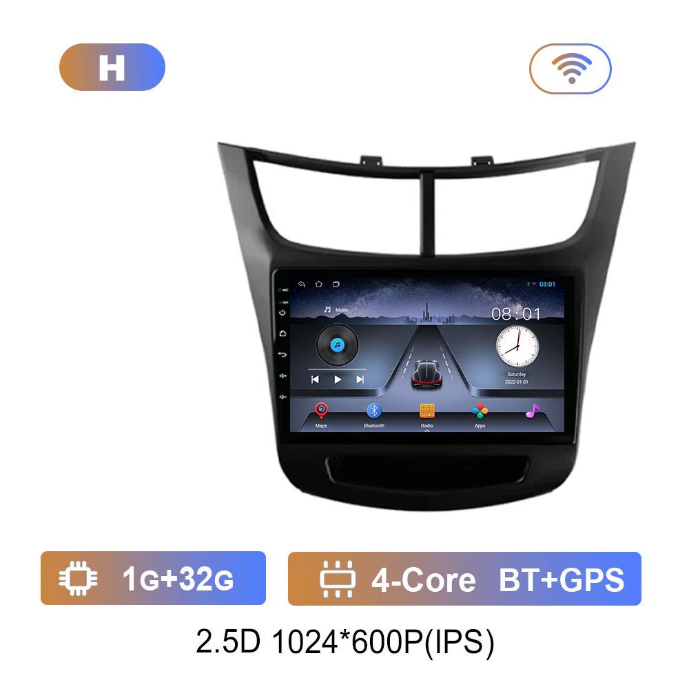 

for Chevrolet Sail aveo 2015 - 2022 Car Radio Multimedia Player Android 14 WiFi Navigation GPS 4G QLED Touch Screen