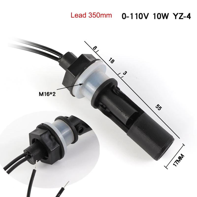 Horizontal Float Sensor Switch Long Service Life Side Mount Water Level Controller for Industrial Sewage Treatment Tank