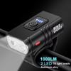 Fahrradlicht T6 LED USB wiederaufladbare Fahrradlichter 6 Modi MTB Taschenlampe Fahrradscheinwerfer für Radfahren Fahrrad-Frontlampe