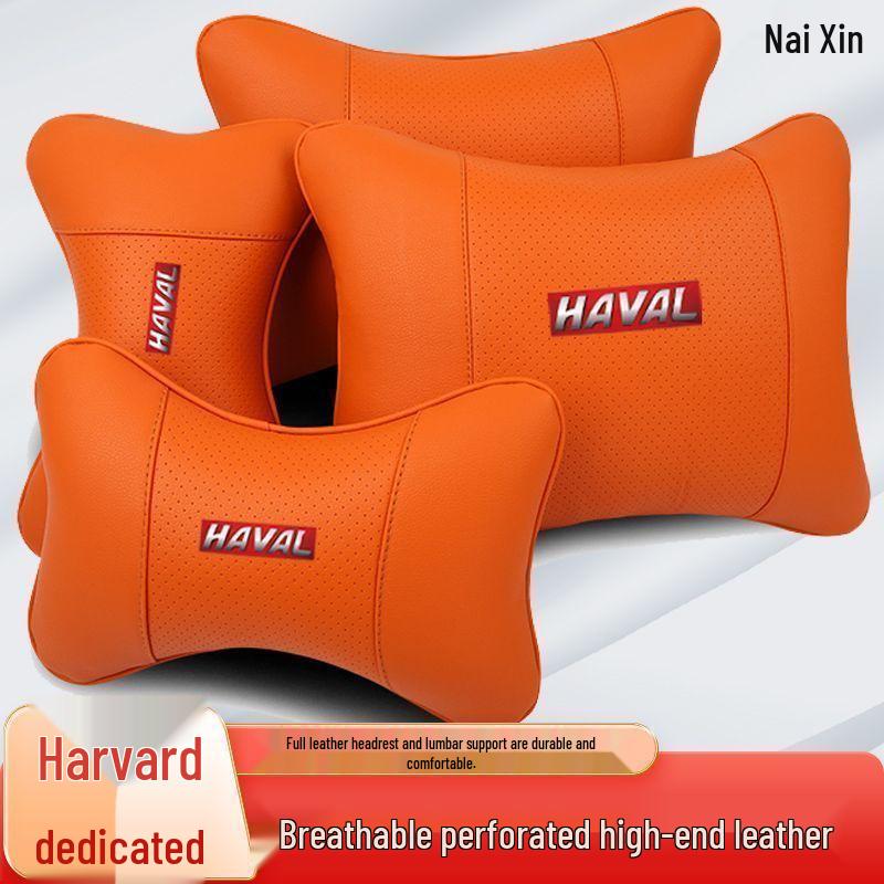 Haval Car Headrest & Lumbar Support Cushion: Fits H6, Big Dog, H9, Mythical Beast, M6, Red Hare, H6S, First Love Models.