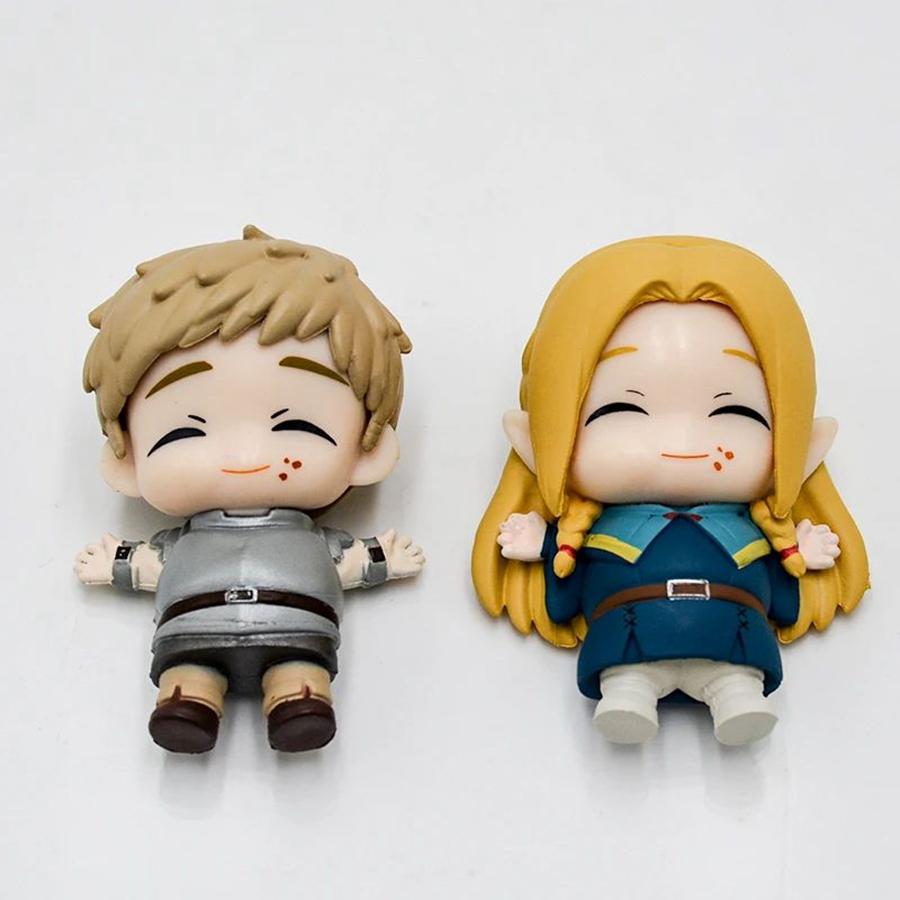 7cm Delicious in Dungeon Anime Figure Noodle Stopper Laius Action Figure Kawaii Magnet Refrigerator Marsilla Figurine Figure Toy