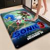 Sonic Hedgehog Carpet Non Slip Rug Plush Rug Small Rug Kitchen Floor Mat Outdoor Rug Non Shedding