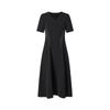 Jiu Zi Anna Karen Elegant V-Neck Midi Dress