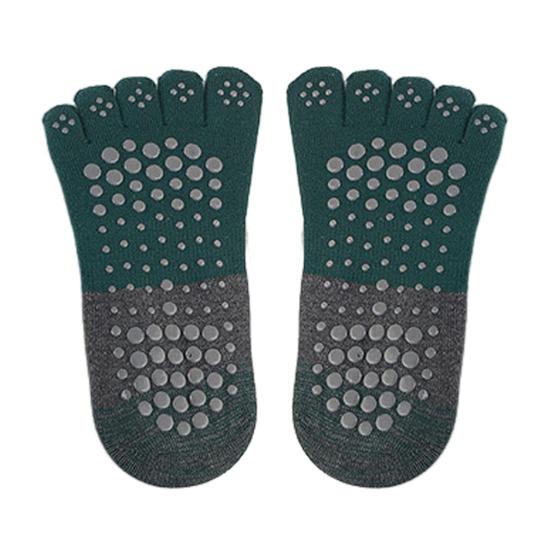 

1 Pair Floor Socks with Back Strap Anti-slip Silicone Sole High Elasticity Yoga Dance