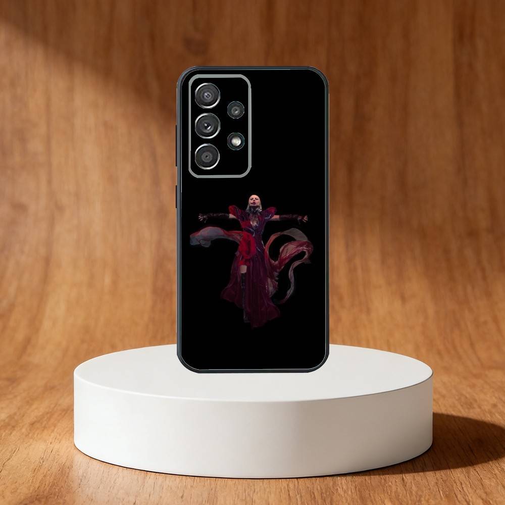 Singer lady gaga Phone Case For Samsung S25,S24,S21,S22,S23,S30,Ultra,S20,Plus,Fe,Note,10,9,5G Black Cover