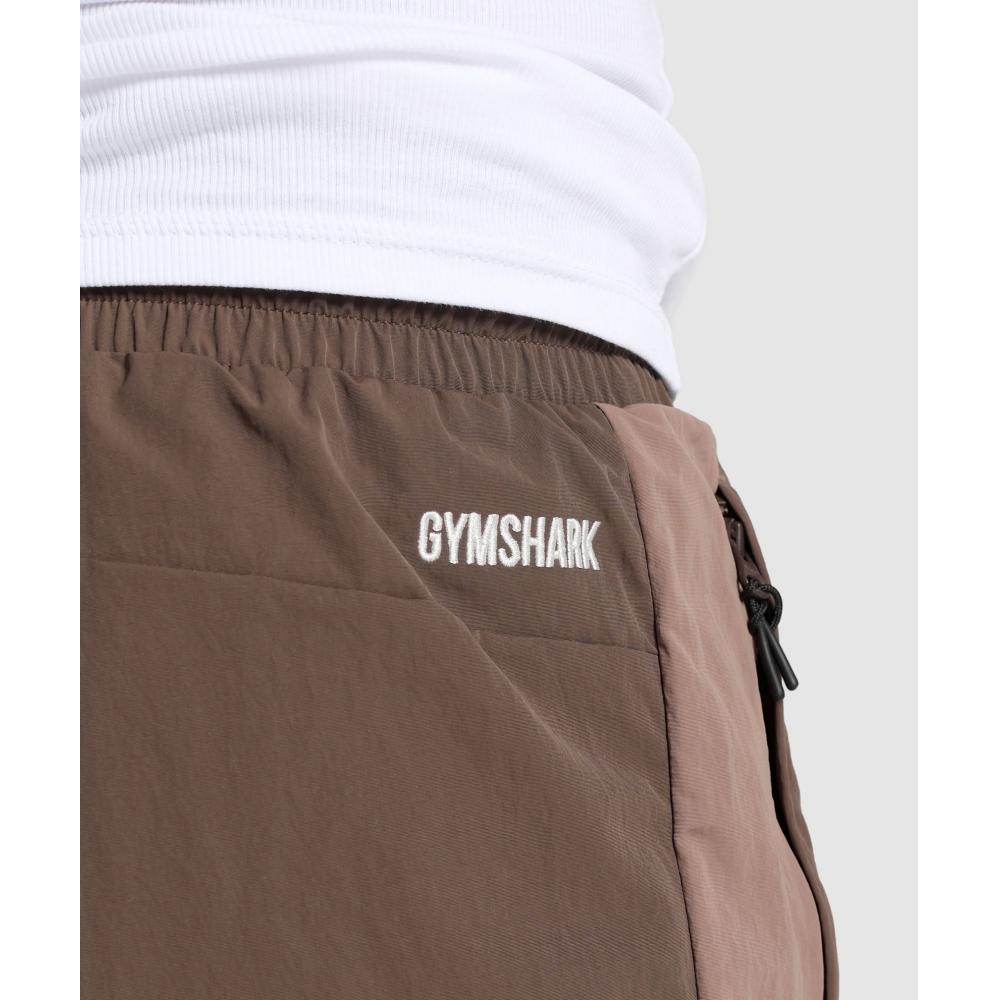 Gymshark Retro Track Pants Walnut Brown Mocha Mauve Soft White A4a9w Ncw0