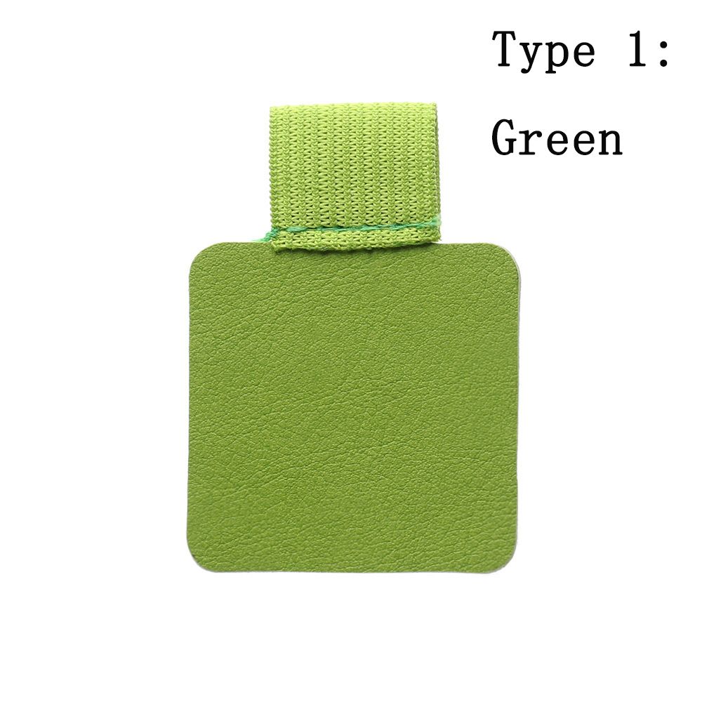 Multicolor Self-adhesive Pen Clips Elastic Loop Leather Pencil Holder Organizer Office Stationery Lightweight Notebook Accessories