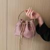 Women's niche temperament messenger bag ersatile diamond chain portable bucket bag ide dinner bag