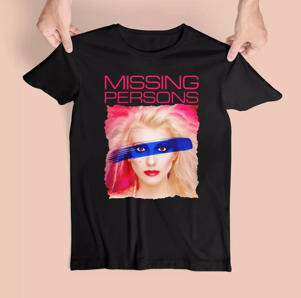 Rare! Missing Persons Band Cotton All Size Men Women Black Tee Shirt Unisex T-Shirt S