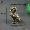 Copper Small Duck Figurines Ornaments Handmade Brass Animal Crafts Mandarin duck Pet Home Decor Accessories Desk Decorations