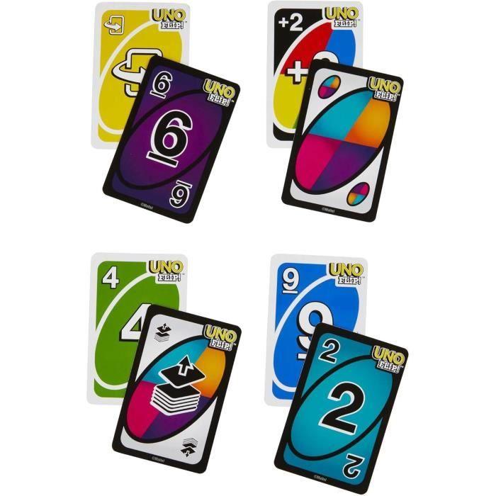 Uno Jeu De Cartes,avec 112 Cartes Dans Une Boîte Métallique Robuste,Jouet Adultes,Enfant,Adolescent,A Partir De 7 Ans,GDG37