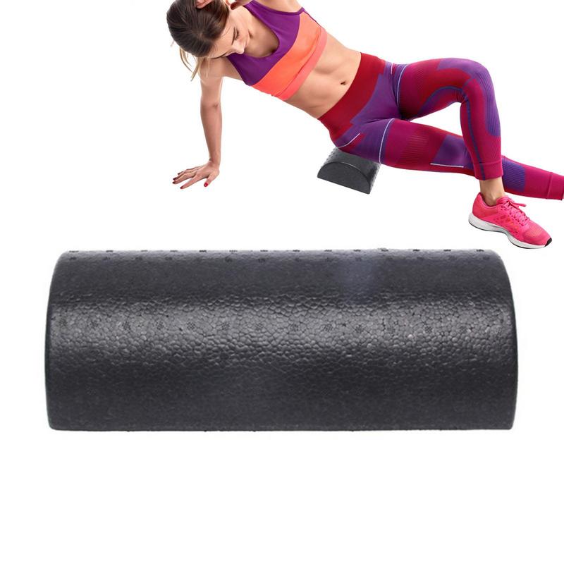 

1pc 30cm Half Round EVA Foam Roller For Yoga Pilates Sport Fitness Equipment Balance Pad Yoga Blocks With Massage Floating Point China Mainland