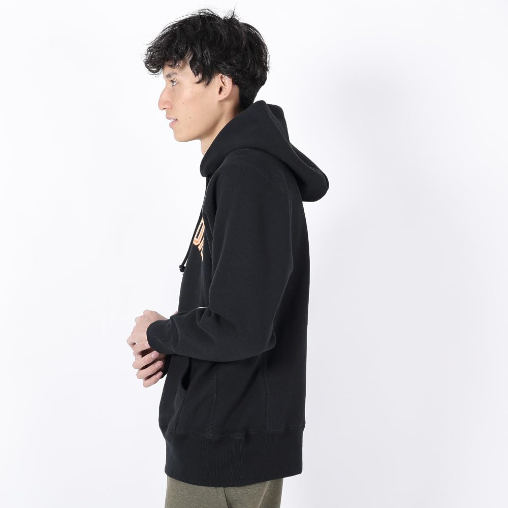 Champion Reverse Hooded Long Cotton USA Graphic Size Weave® Sweatshirt, Sleeve, 11.5oz Print, C3-Y114-090-XL