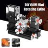 12V DC 60W 12000rpm Milling Machine Mini Metal Rotating Lathe DIY Woodwork Wood Lathe Model Making Tool Kit
