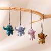 Silk Handmade Little Elephant Charm Pendant - Cute Gift for Friends