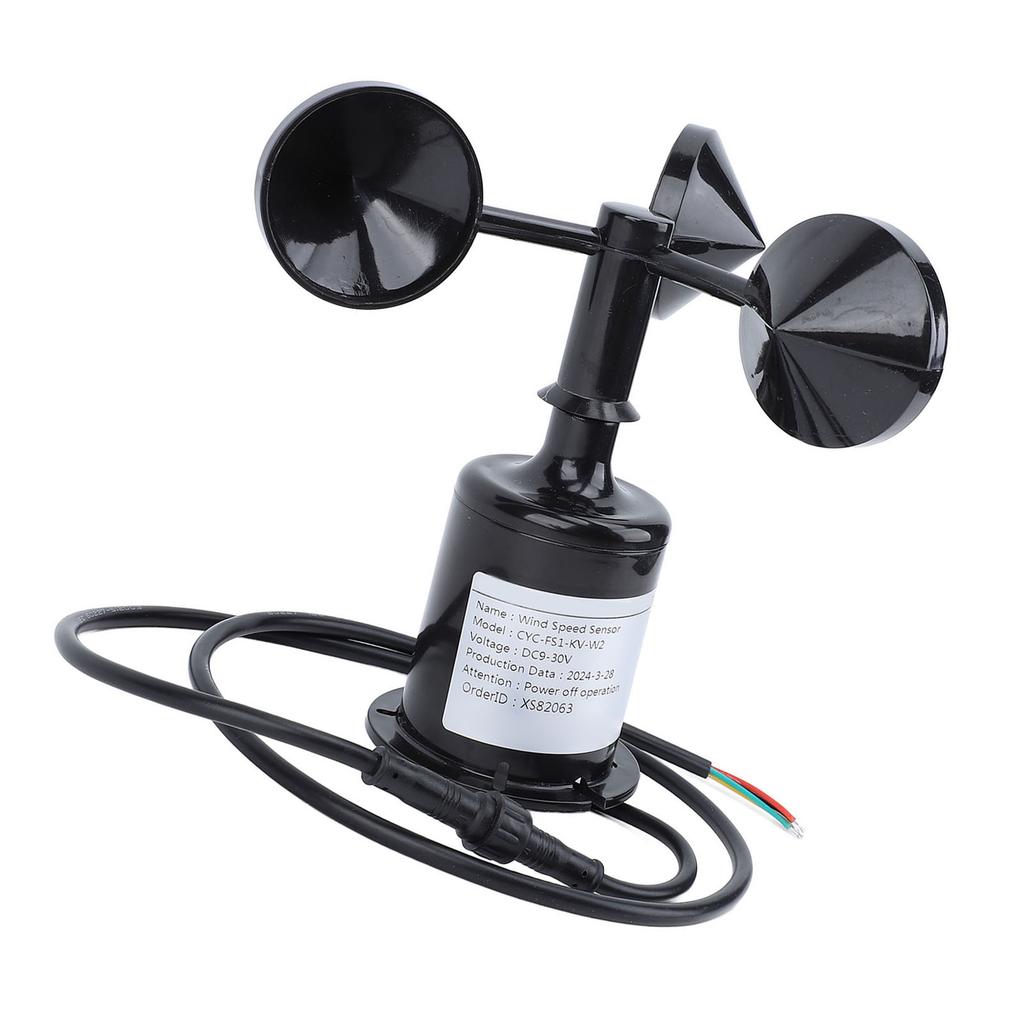Wind Speed Sensor Professional High Accuracy 3 Cups Wind Speed Sensor Anemometer for Industry