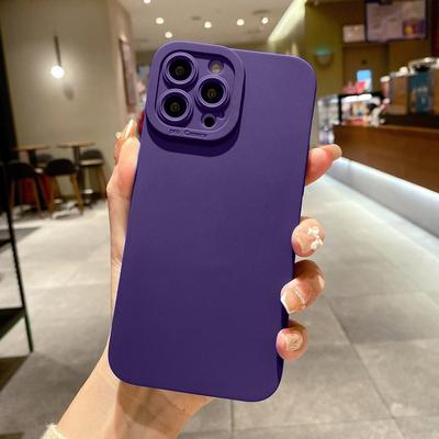 Pouzdro na telefon Angel Eyes z tekutého silikonu pro iPhone 15 14 13 11 Pro Max Mini 7 8 Plus Plně ochranný Měkký Vodotěsný Mobilní Kryt