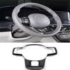 RHD LHD For Kia Sorento MQ4 - Rearview mirror cover trim door handle sticker Steering Wheel Panel Cover Trim styling