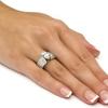 Newly-Designed Engagement Rings With Brilliant Cz Crystal  For Women Gorgeous Bridal Marriage Party Trendy Jewelry