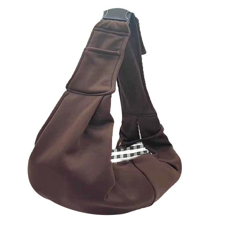 Foldable Cat & Dog Crossbody Backpack - Large Capacity, Portable & Single Shoulder Design for Outings