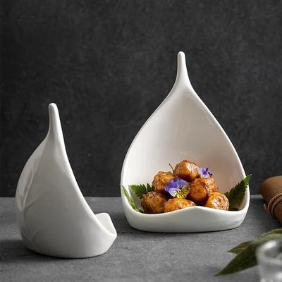 Ceramic Dinner Plate Creative Irregular Dessert Plate Snack Plate Sushi Plates Pasta Plates Restaurant Specialty Tableware